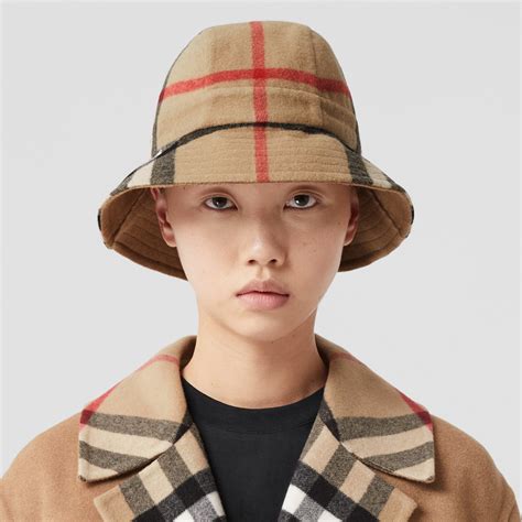 burberry wool hat womens|Burberry check technical hat.